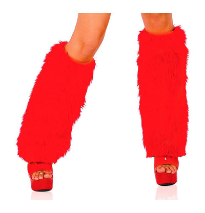 2pc. Faux Fur Boot Covers Costume Accessories - For Love of Lingerie