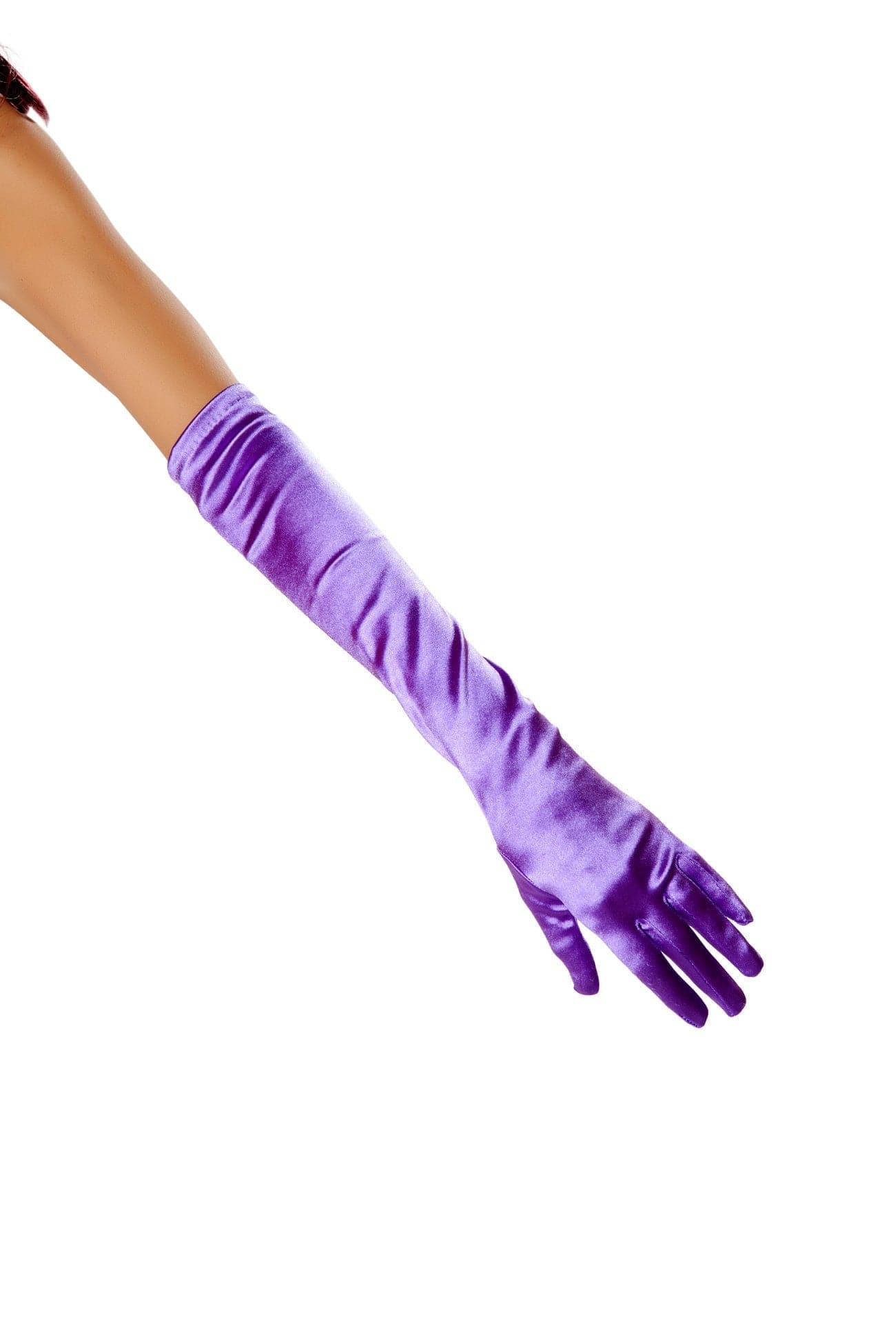 2pc. Stretch Satin Gloves Costume Accessories - For Love of Lingerie