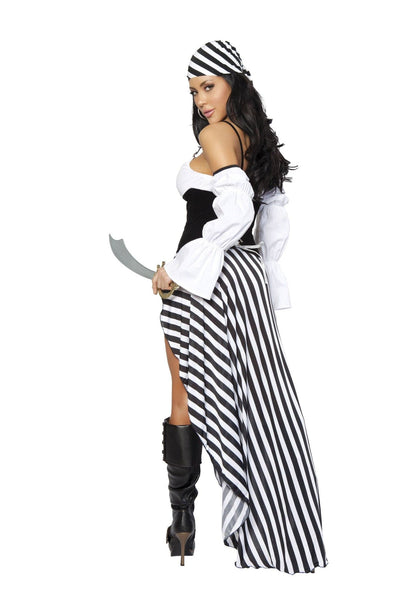 6pc. Wicked Pirate Diva Women's Costume - For Love of Lingerie