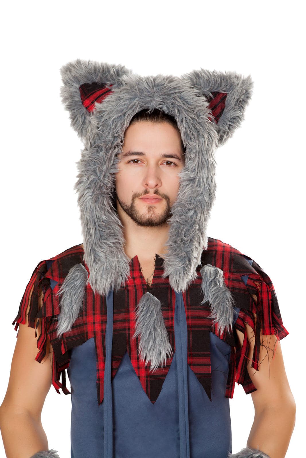 1pc. Wolf Hoodie Men's Costume Accessories - For Love of Lingerie
