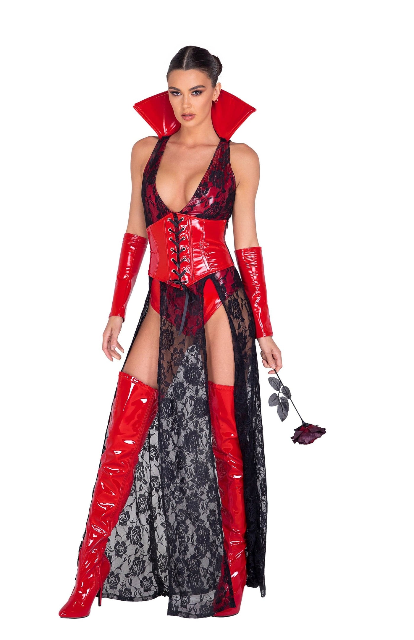 3pc. Wicked Vampire Vixen Women's Costume - For Love of Lingerie