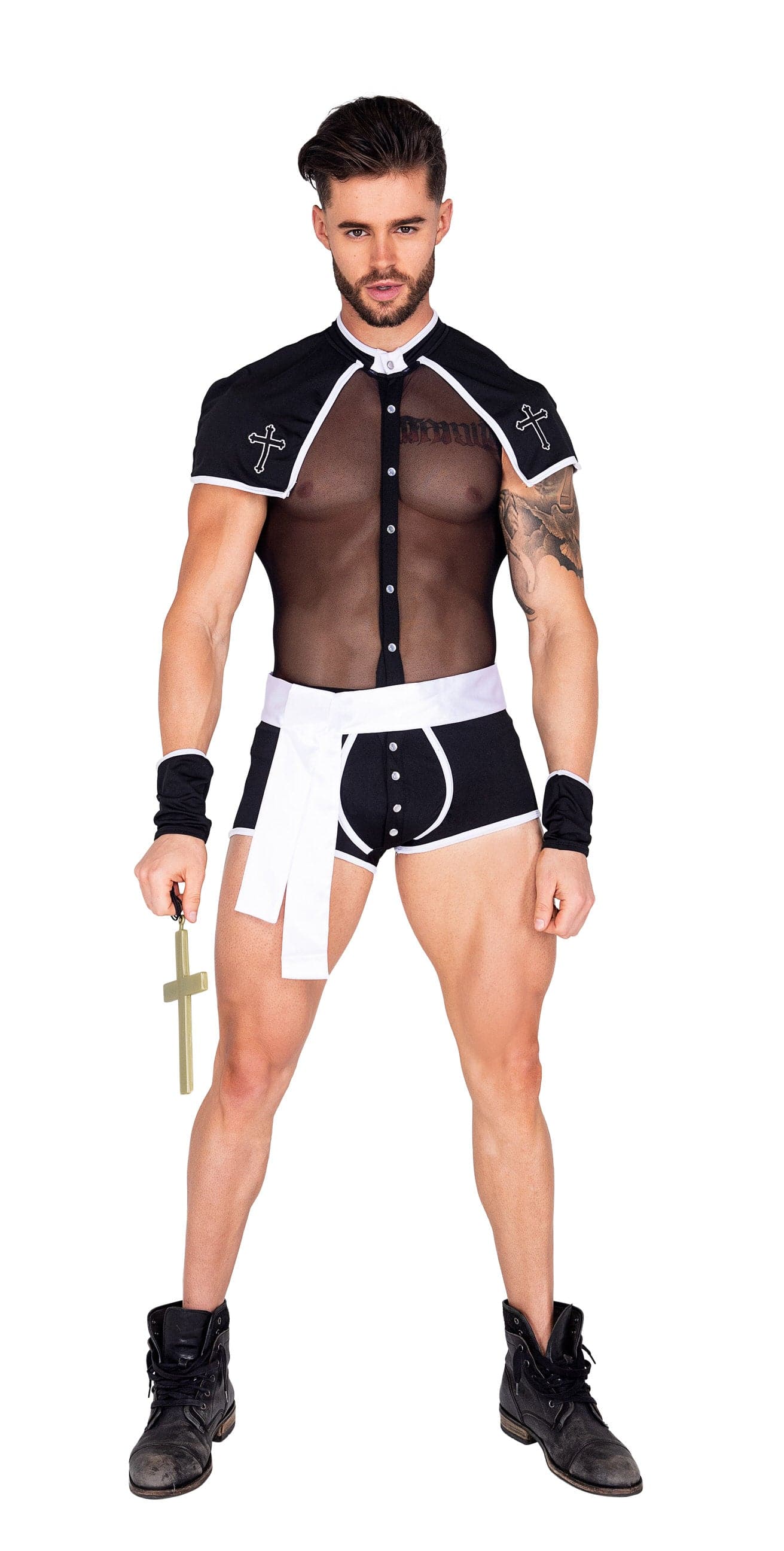 3pc. Sinful Confession Men's Costume - For Love of Lingerie