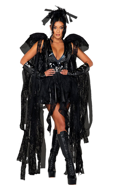 5078 - 4pc Angel of Darkness - For Love of Lingerie
