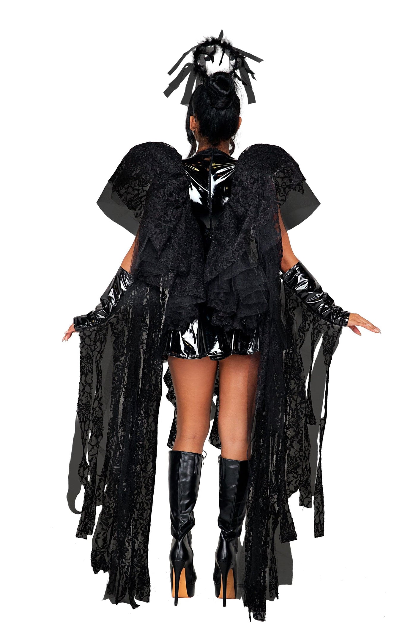 4pc. Angel of Darkness Women's Costume - For Love of Lingerie