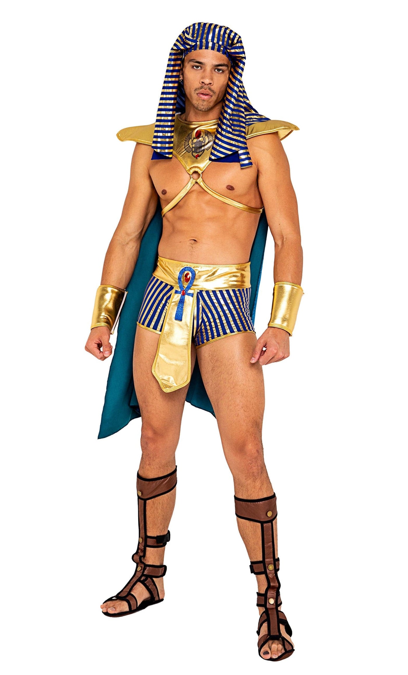 5pc. King Pharaoh of Egypt Men's Costume - For Love of Lingerie