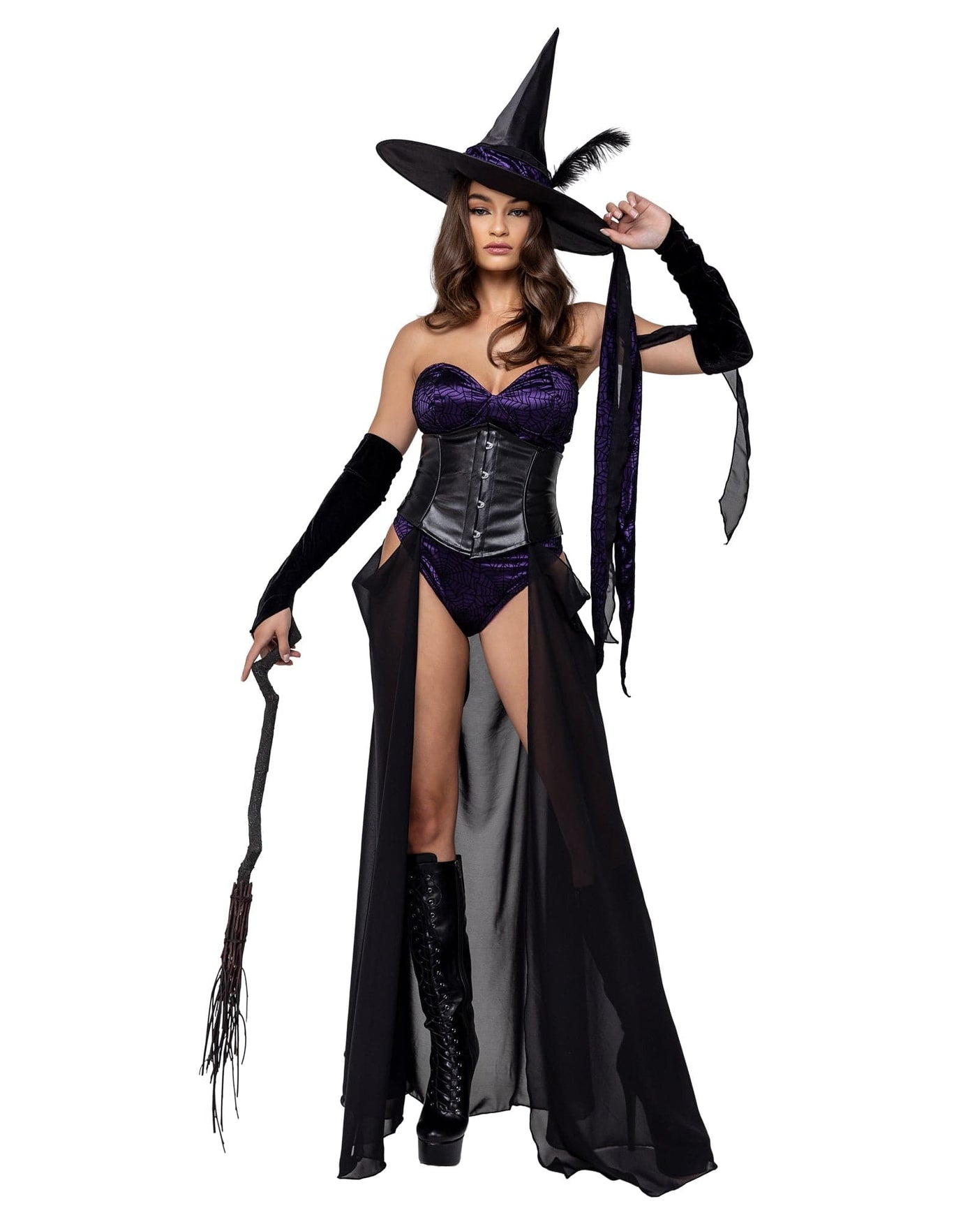 3pc. Dark Spell Seductress Witch Women's Costume - For Love of Lingerie