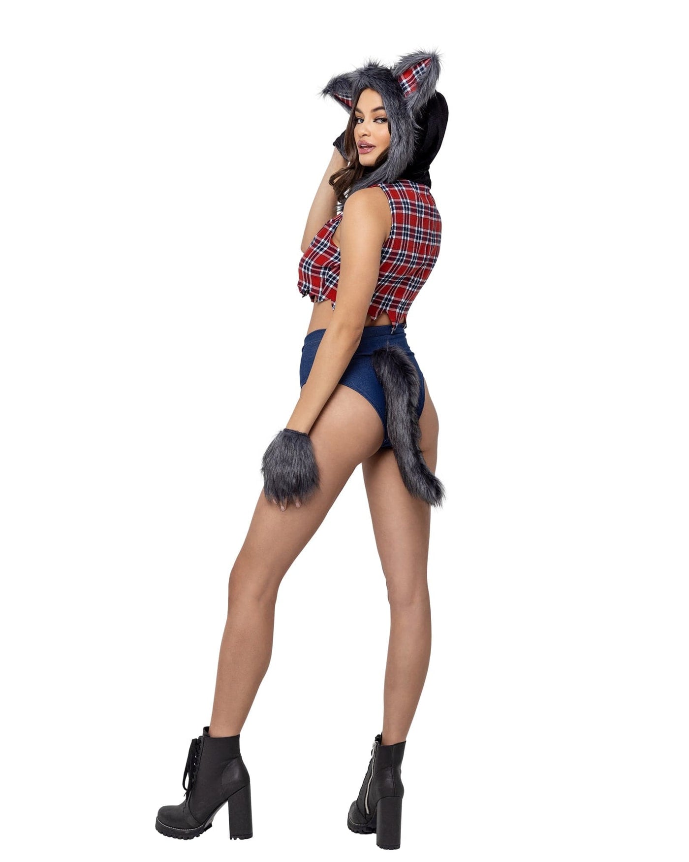 3pc. Sultry She Wolf Women's Costume - For Love of Lingerie