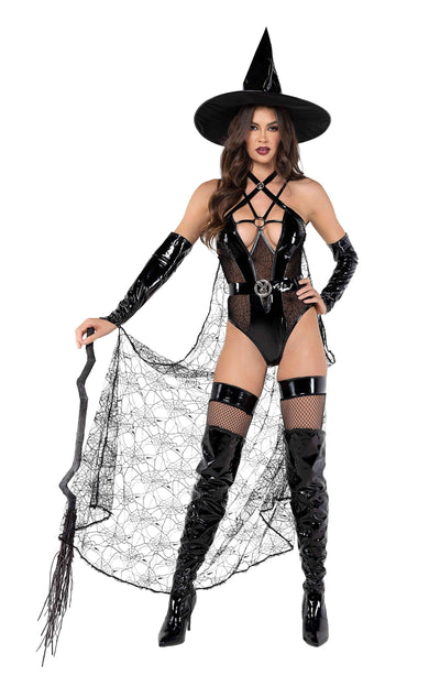 3pc. Official Playboy Bunny Wicked Witch Women's Costume - For Love of Lingerie