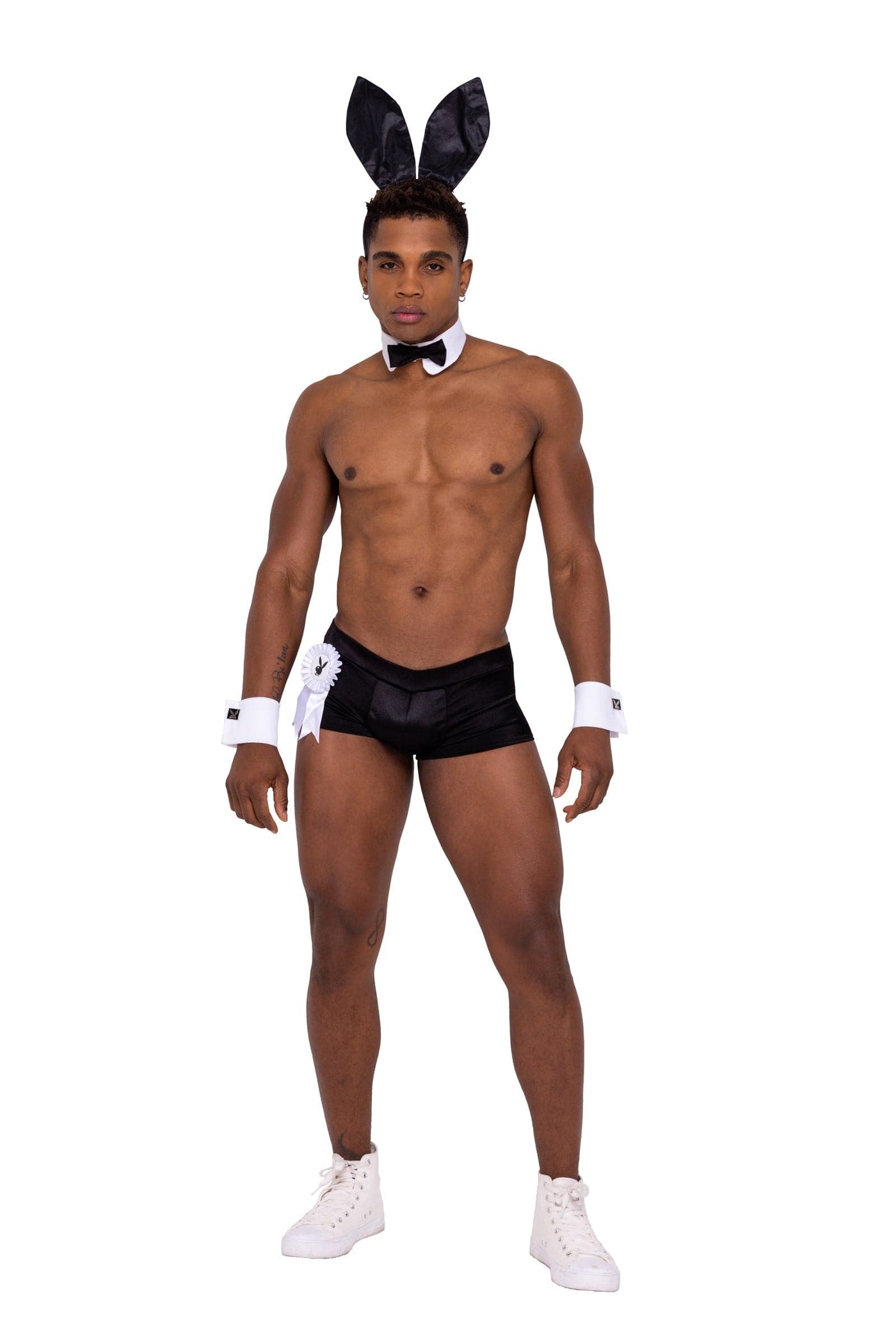 8pc. Official Playboy Bunny Hunky Playmate Men's Costume - For Love of Lingerie